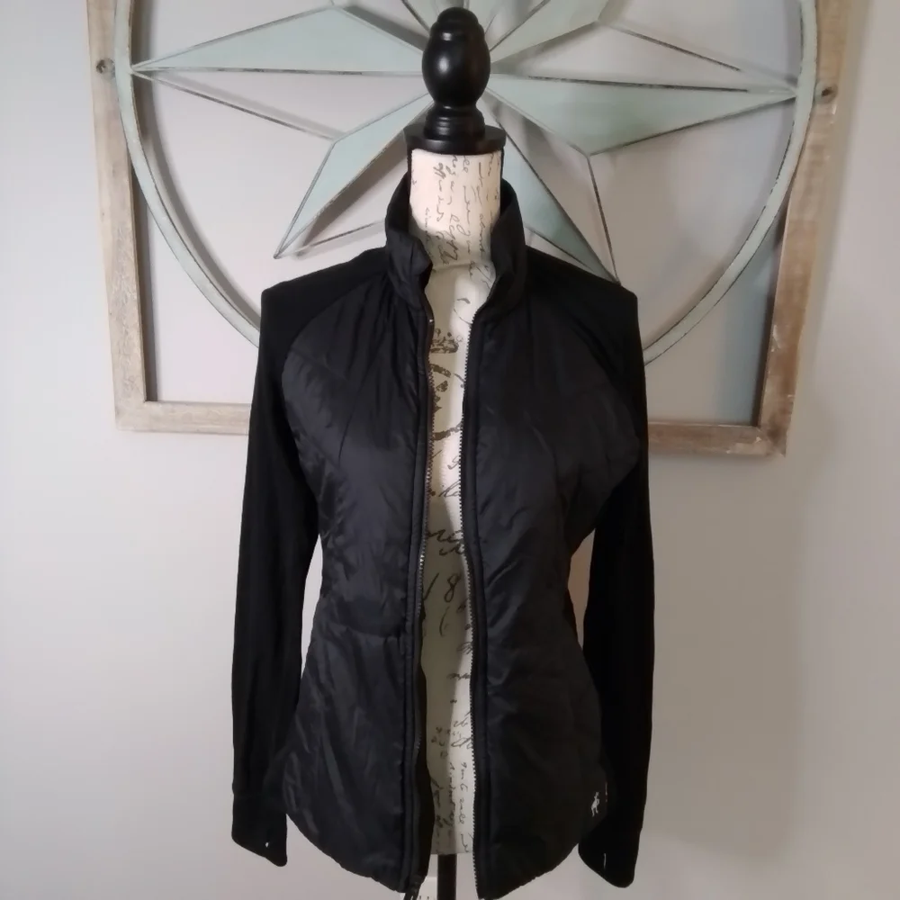 Smartwool Smartloft Hybrid Full-Zip Outdoor Performance Jacket Black - M - Picture 4 of 13